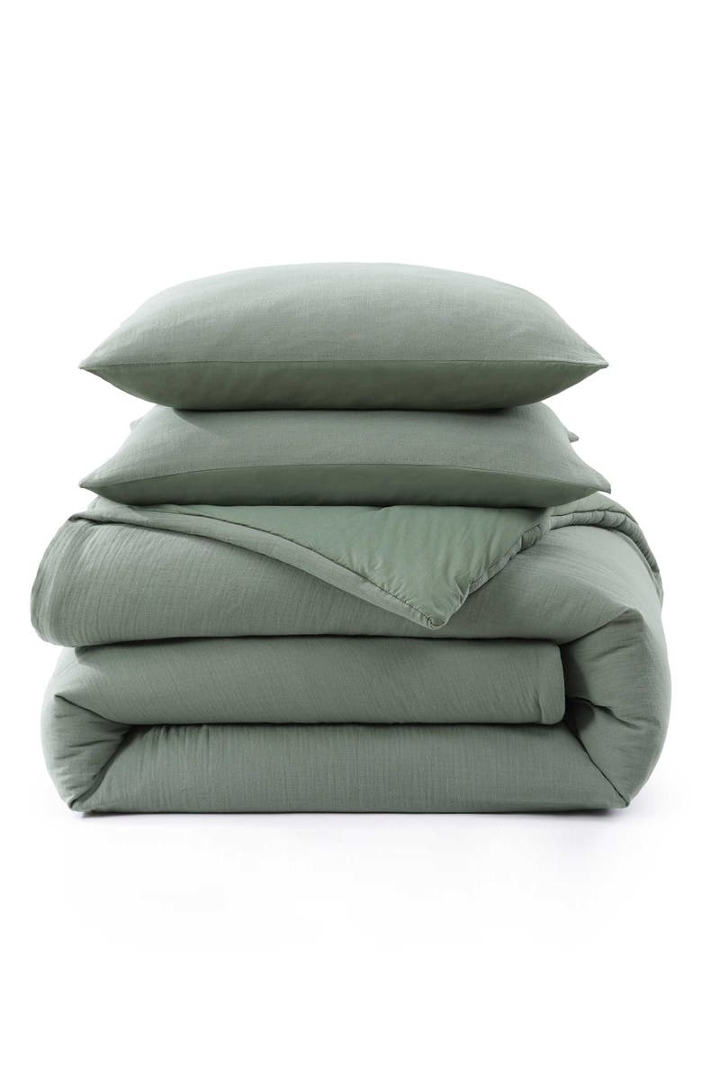 Tommy Bahama Paradisio Yarn Dyed Cotton Gauze Comforter & Sham Set, Main, color, 