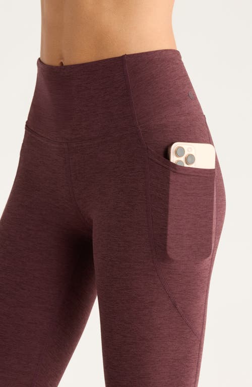 Zella Renew High Waist Pocket Leggings In Purple