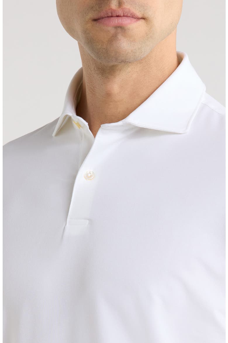 Crown Crafted Albatross Pima Cotton Blend Polo, Alternate, color, WHITE