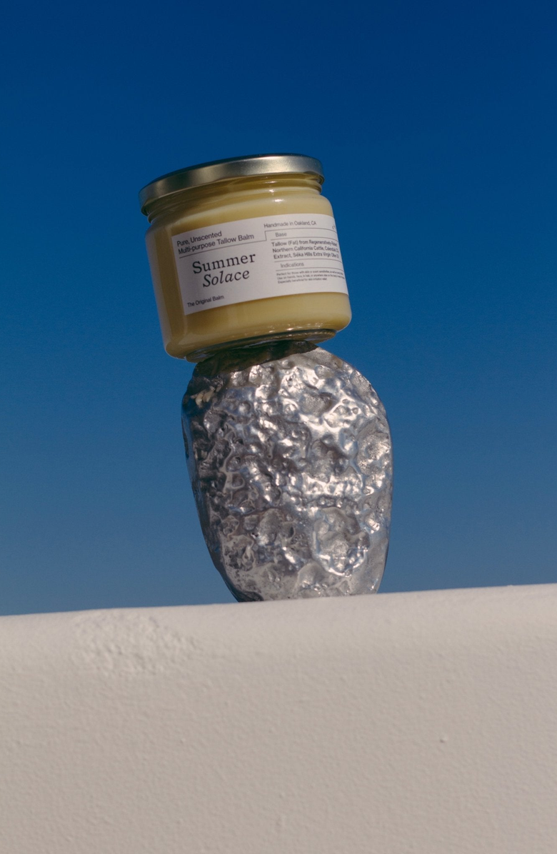 Summer Solace Tallow Pure Unscented Balm Regenerative Tallow Balm, Alternate, color, Small (60Ml)