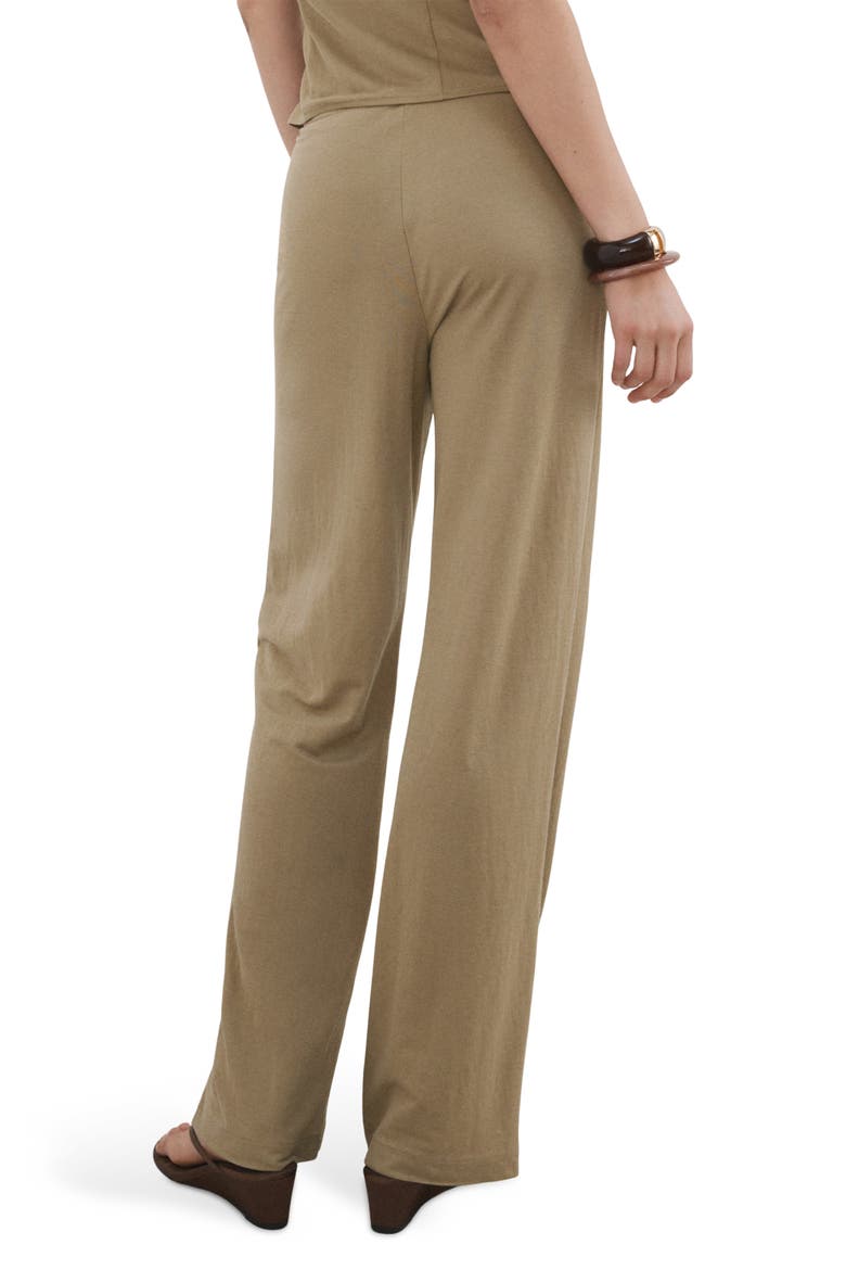 Straight Leg Pants, Alternate, color, MEDIUM BROWN