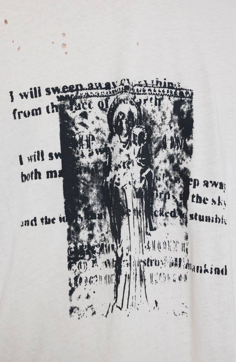JADED LONDON Biblical Cotton Graphic T-Shirt, Alternate, color, White