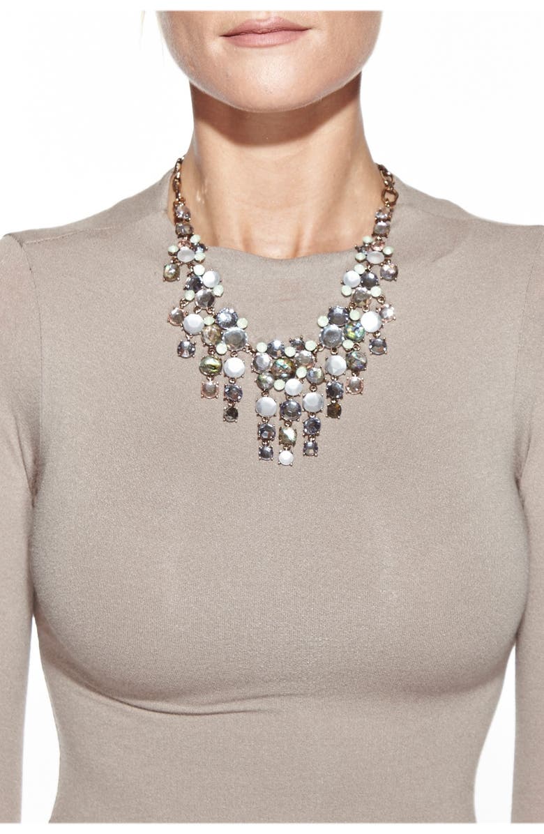 EYE CANDY LOS ANGELES Multicolor Drape Necklace, Alternate, color, Silver