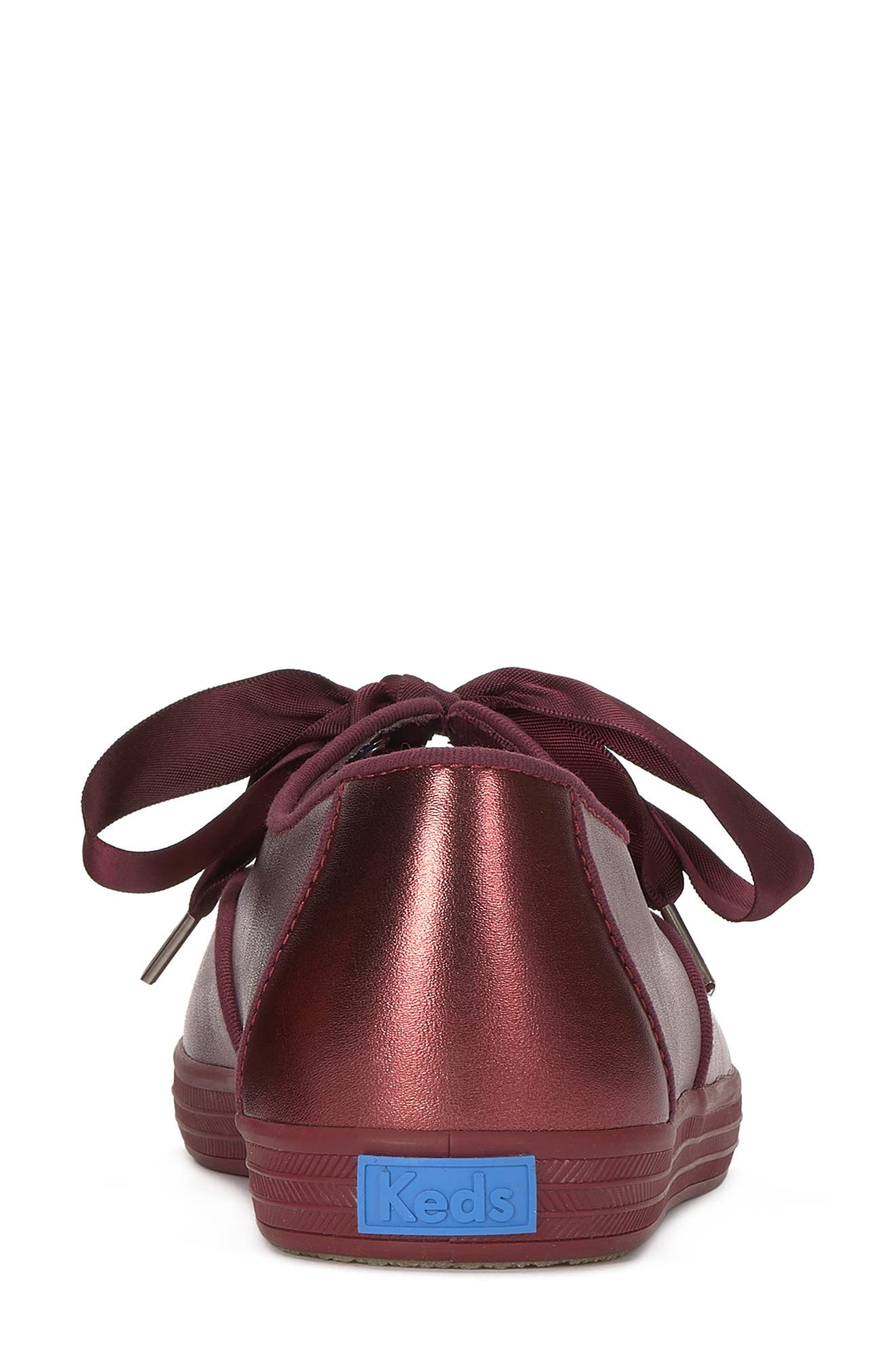 Champion Leather Sneaker, Alternate, color, BURGUNDY