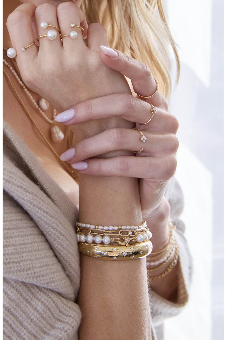 Baroque Pearl & 14K Gold Bracelet, Alternate, color, 14K YELLOW GOLD