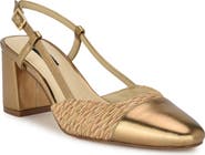 Nine West Unda Slingback Cap Toe Pump