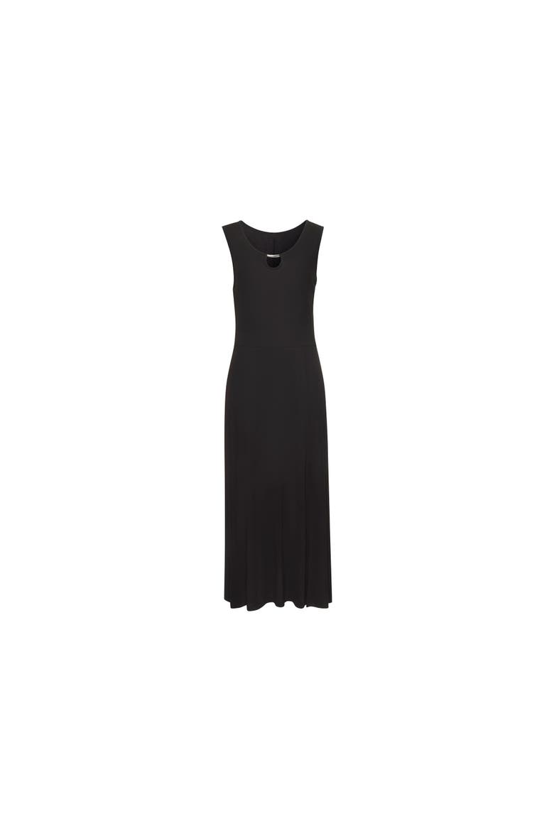Keyhole Detail Maxi Dress, Alternate, color, Black