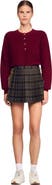 SANDRO Wool and cashmere button sweater