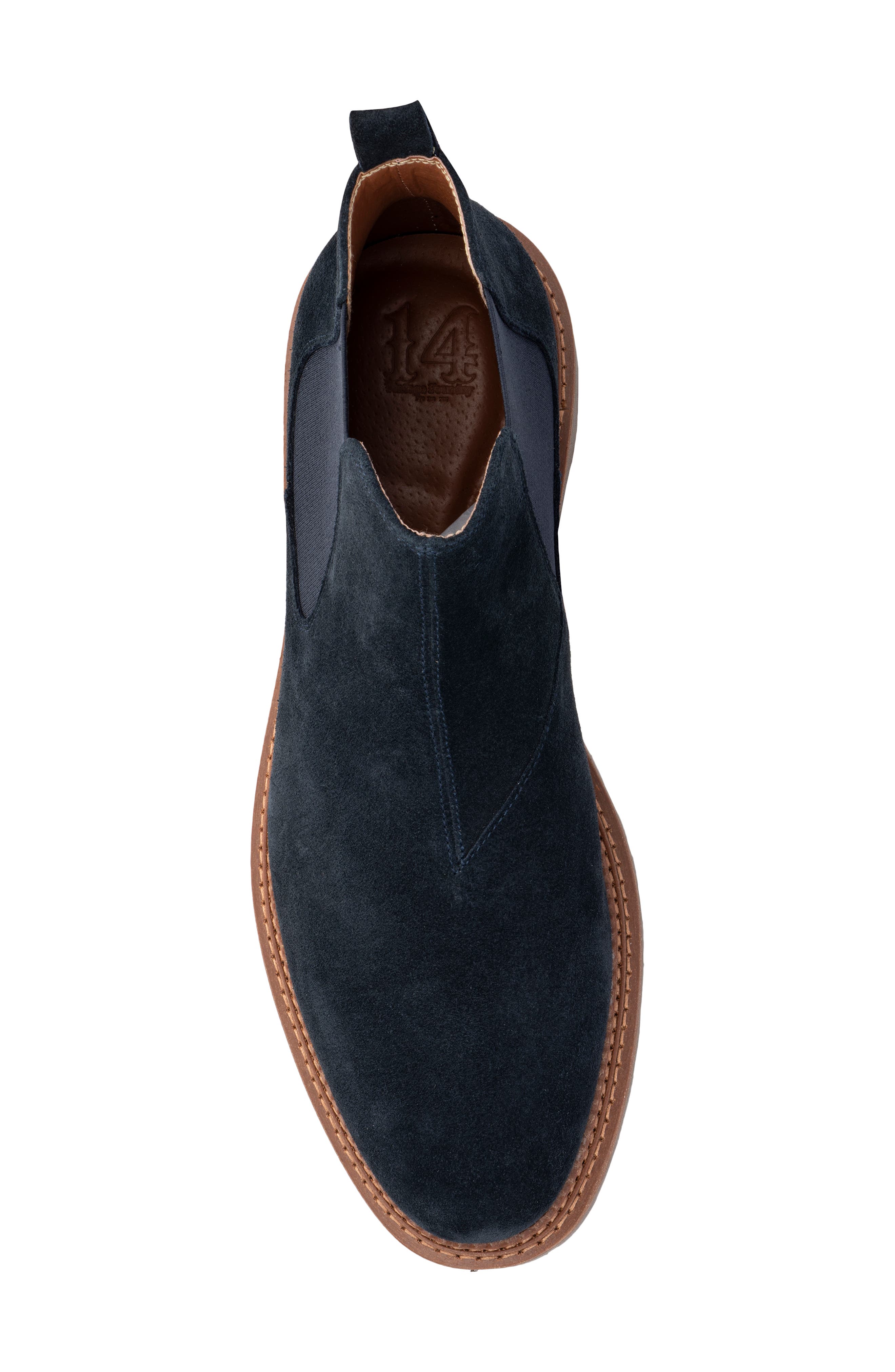 VINTAGE FOUNDRY Blaise Ankle Boot, Alternate, color, Navy