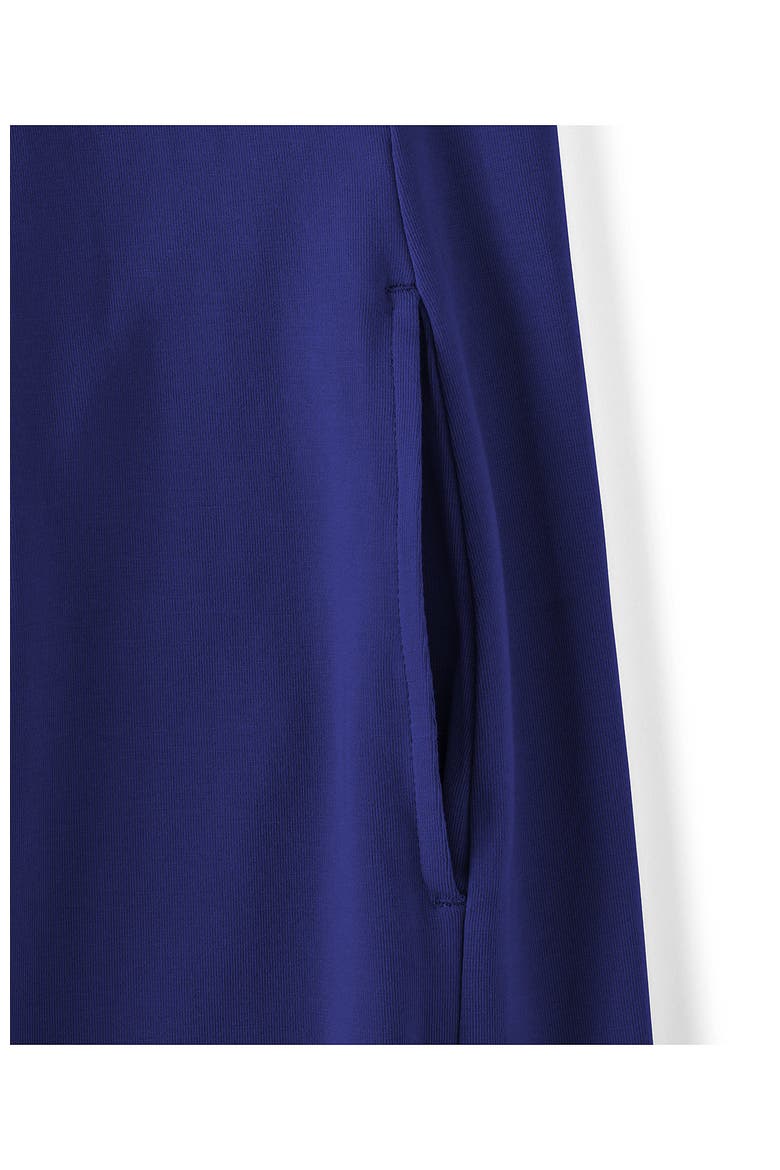 Cotton Modal Pintuck Short Sleeve Dress, Alternate, color, Midnight Sky