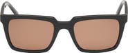 ABERCROMBIE & FITCH 52mm Rectangular Sunglasses