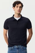 H&M Slim Fit Jacquard-knit Polo Shirt