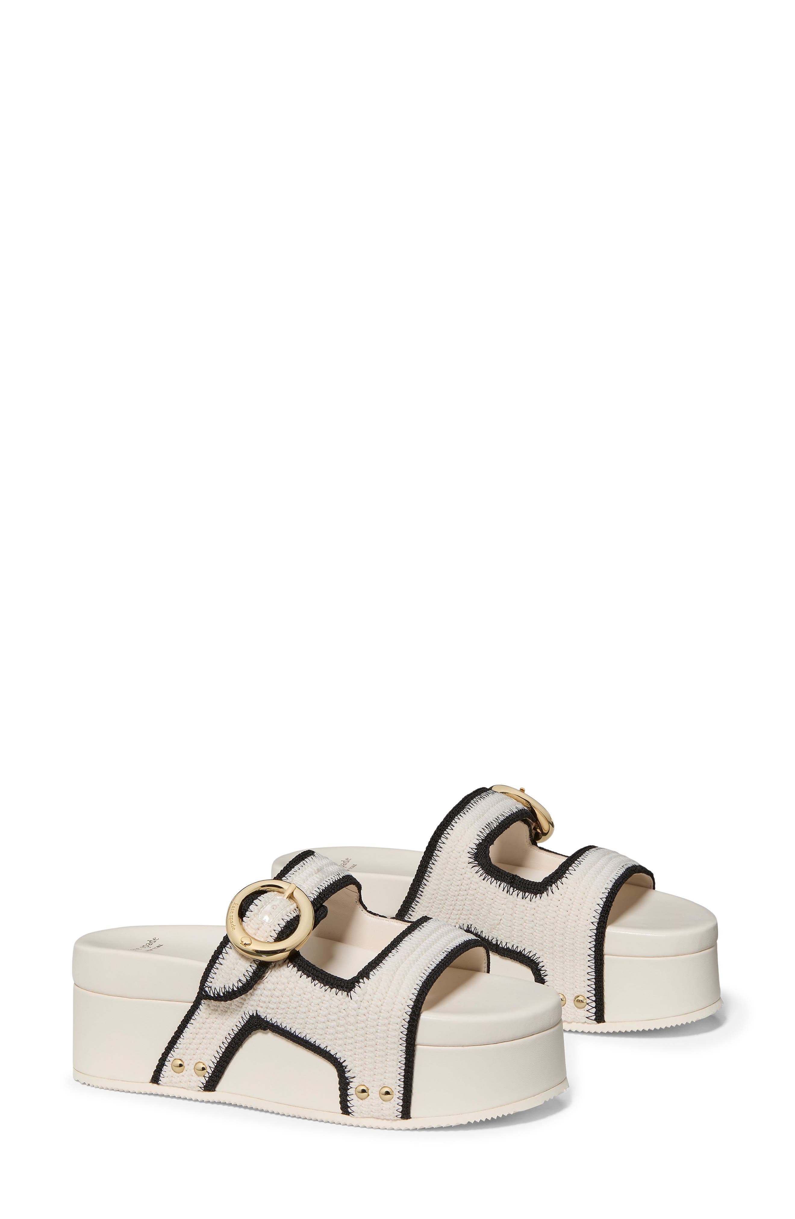 Kate Spade New York two-strap platform sandal, Alternate, color, 