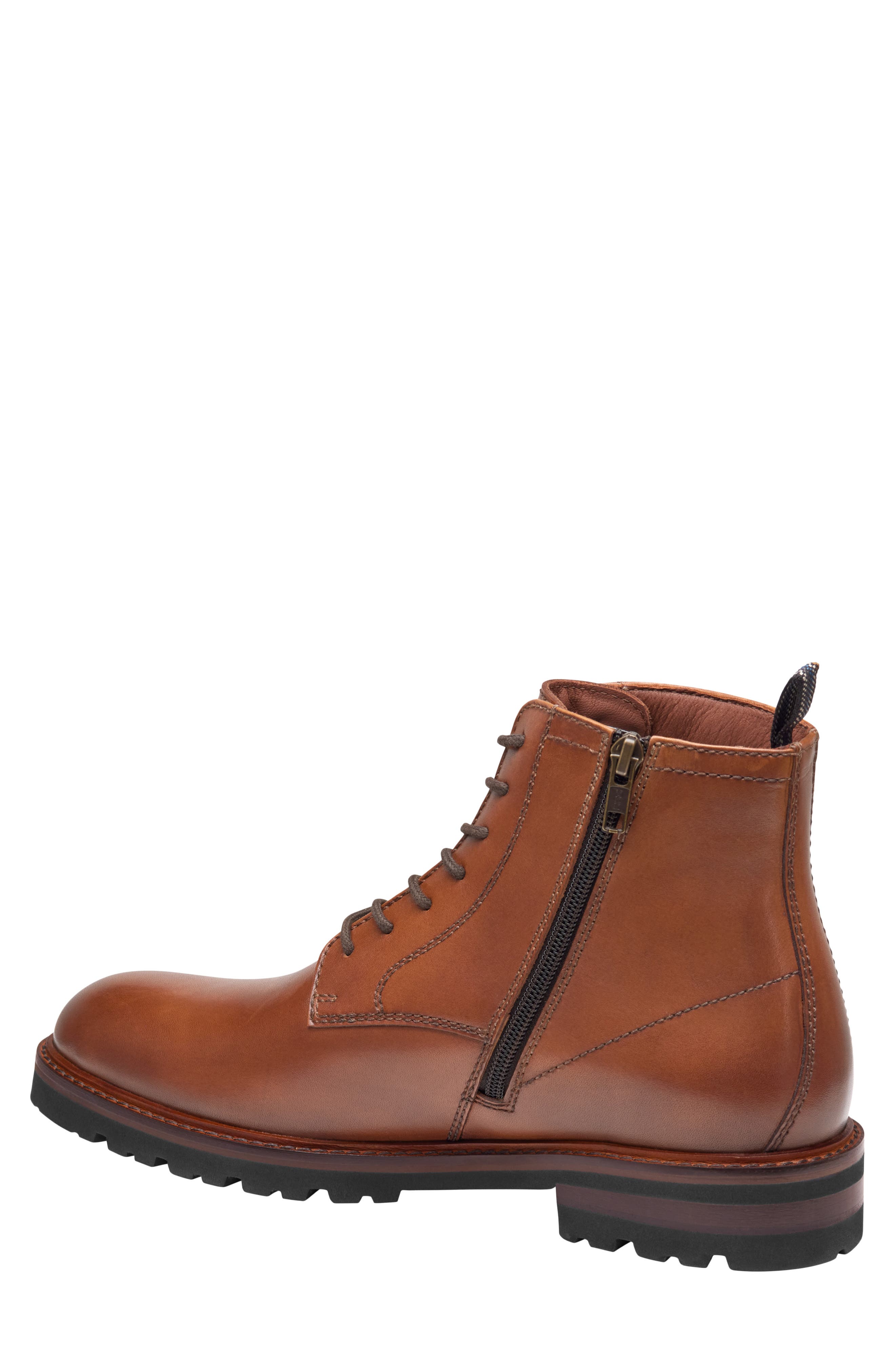 Britton Plain Toe Boot, Alternate, color, TAN FULL GRAIN