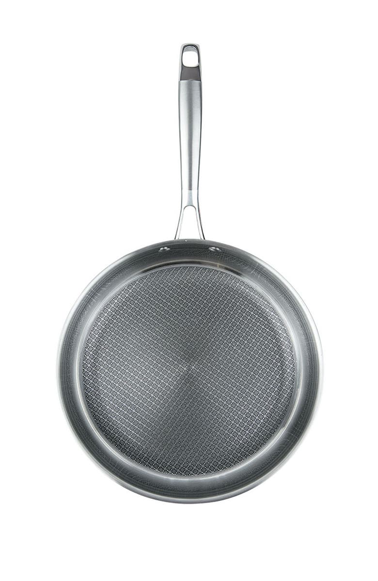 MASTERPAN 3-Ply Stainless Steel Premium Non-Stick Scratch Resistant 9.5" Fry Pan, Alternate, color,