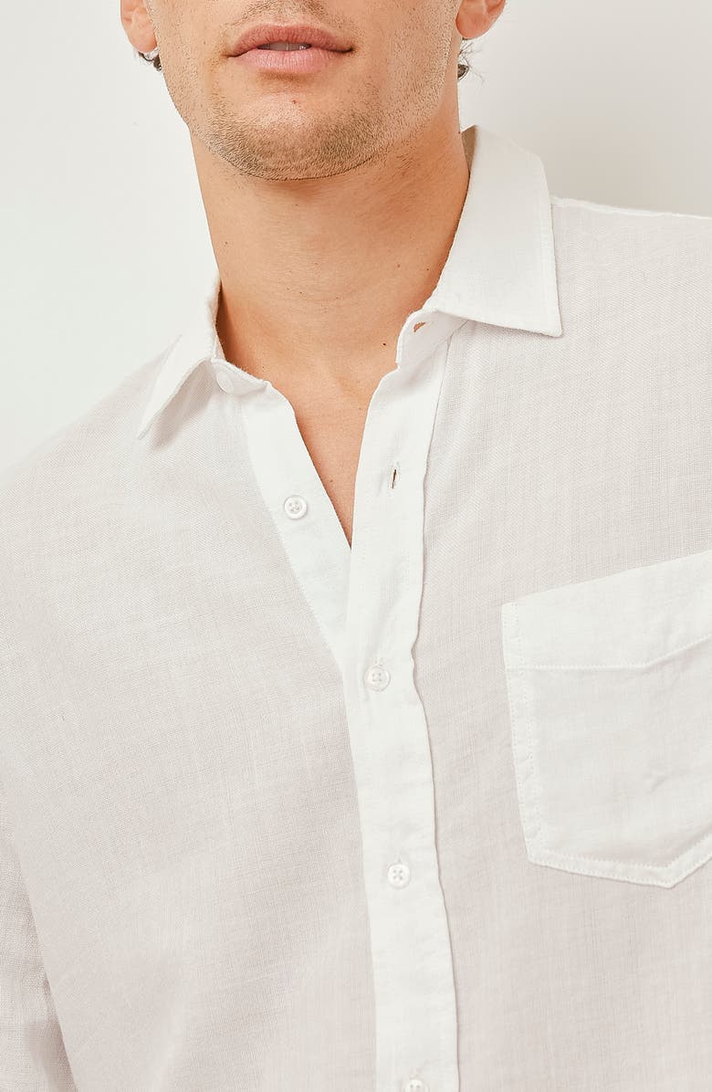 Rails Wyatt Relaxed Fit Solid Button-Up Shirt, Alternate, color, White