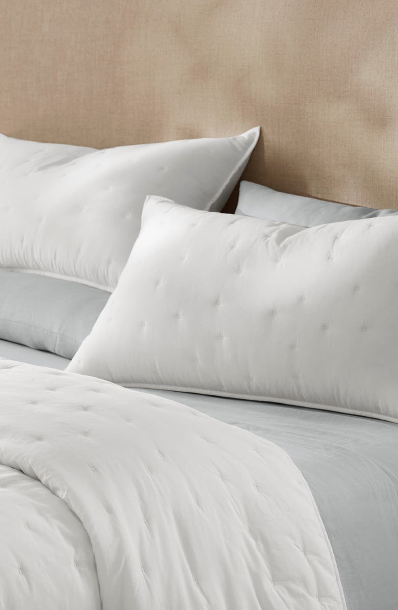 Boll & Branch Airy Organic Cotton Voile Quilt & Shams Set, Alternate, color,