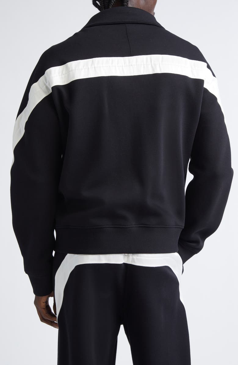 Givenchy Scuba Knit Full Zip Track Jacket, Alternate, color, Black