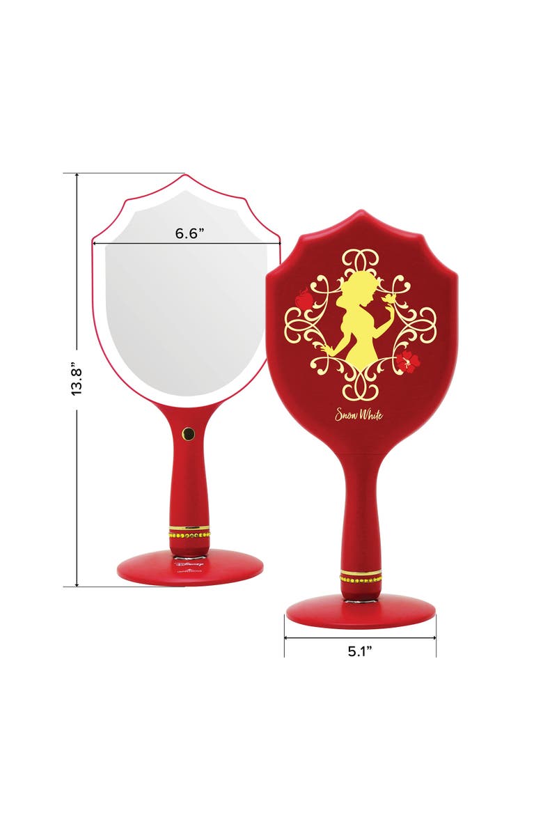 Snow White LED Handheld Mirror with Standing Base, Alternate, color, Multi-Color
