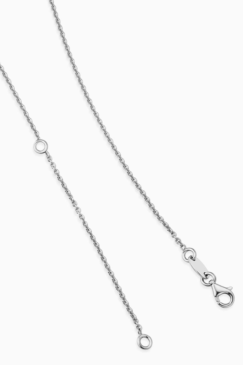 Key To My Heart Pendant Necklace in Sterling Silver, Alternate, color, Silver