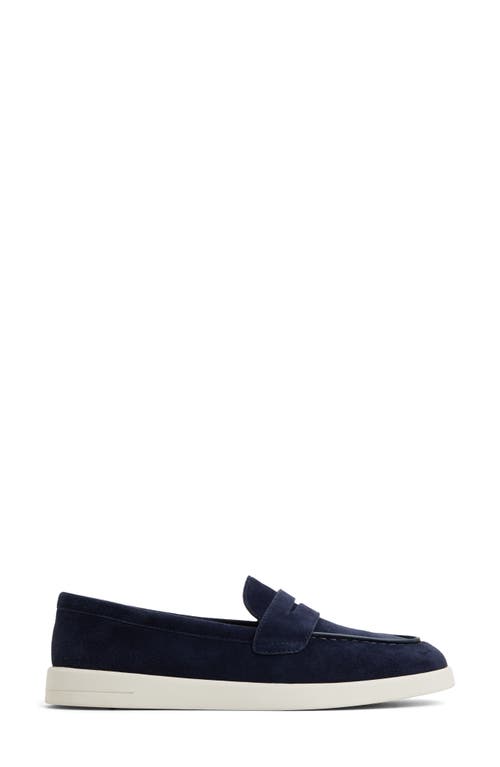 Sperry Top-sider® Sperry Wedge Penny Loafer In Navy Leather Suede
