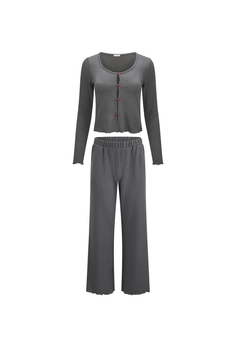 Amrita Lounge Set, Alternate, color, Dark grey