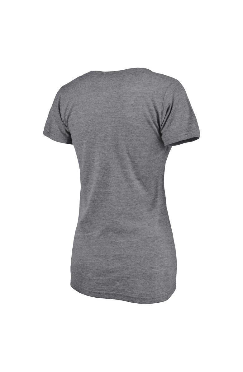 FANATICS Women's Fanatics Branded Heathered Gray Colorado Avalanche 2022 Western Conference Champions Line Shift V-Neck T-Shirt, Alternate, color,