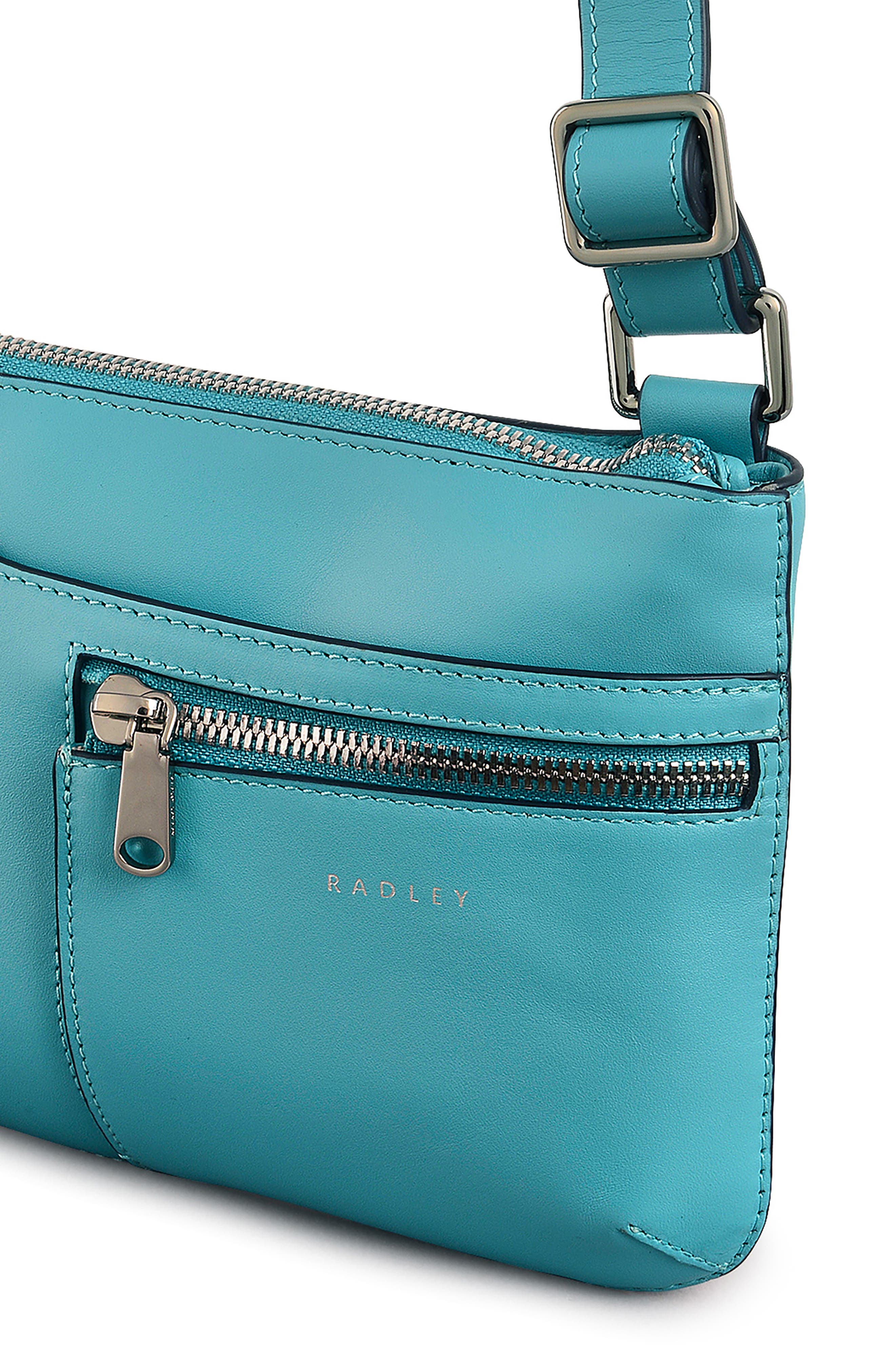 Radley Pockets Mini Zip Top Crossbody Bag, Alternate, color, Maldives