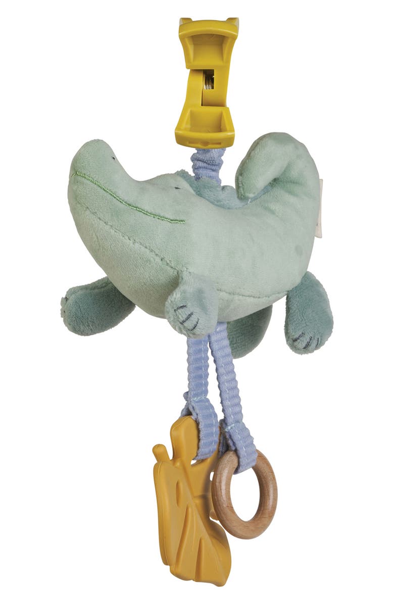 KALENCOM Jungle Party Pull Rattle, Alternate, color, Crocodile