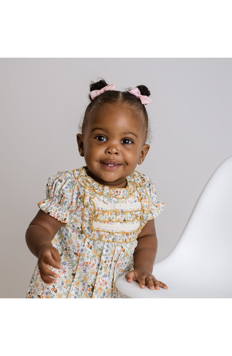 Cuclie Floral Dress, Alternate, color, Yellow Multi