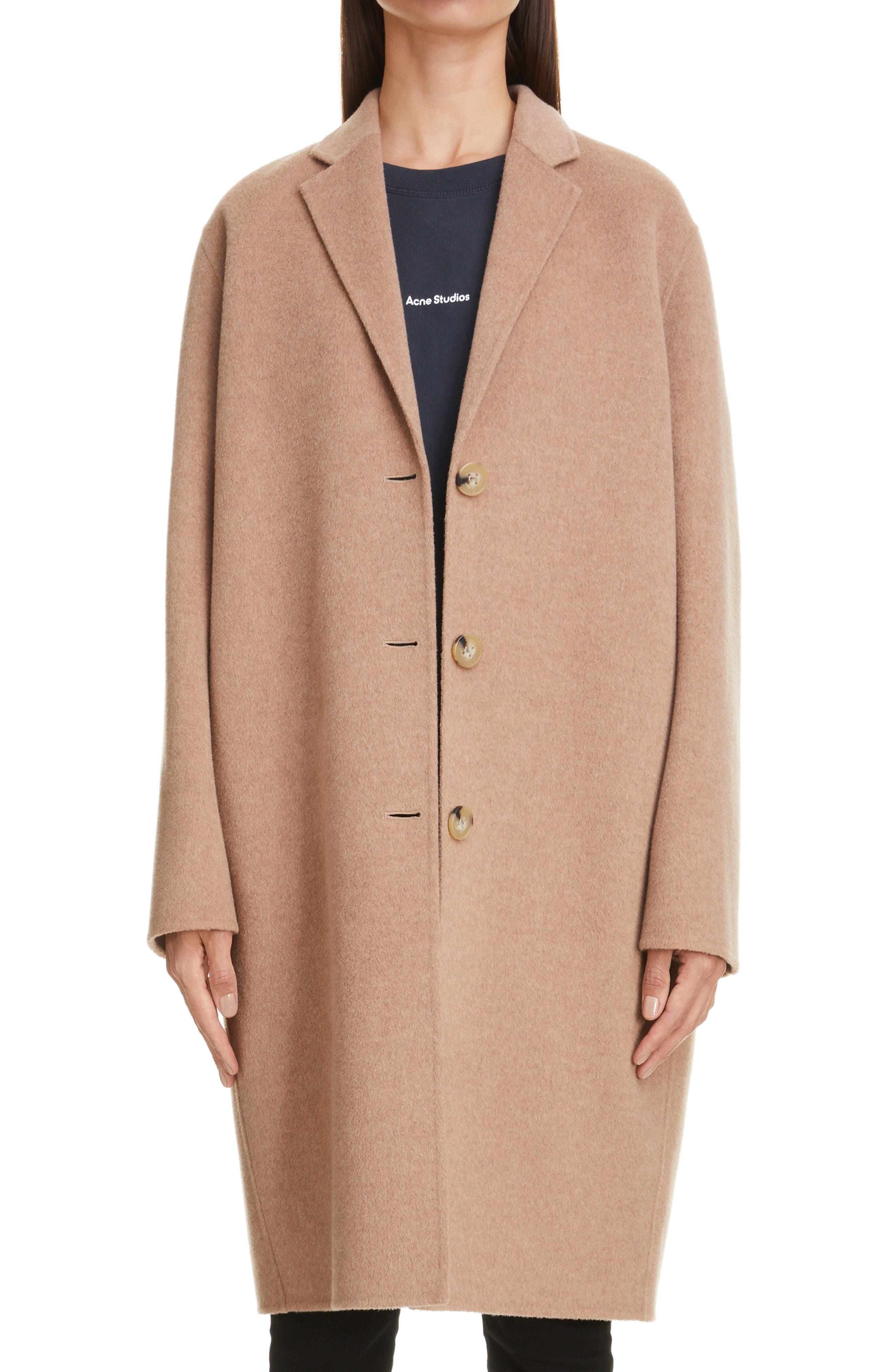 Acne Studios Studios Double Wool Coat (Women) | Nordstromrack