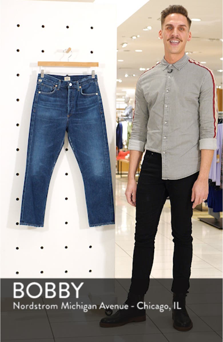 Crop Straight Leg Jeans, sales video thumbnail