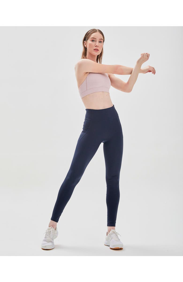 Rebody Active Shine On Silkiflex Legging 27", Alternate, color, Cool Navy