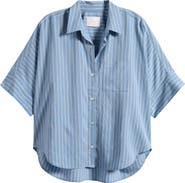 Citizens of Humanity Claire Stripe Origami Button-Up Shirt