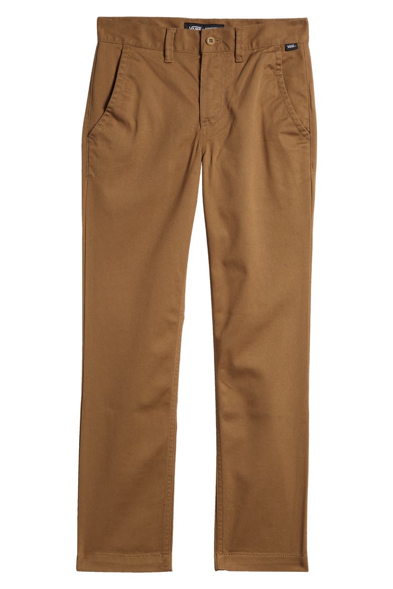 Kids' Authentic Stretch Chino Pants, Main, color, DIRT