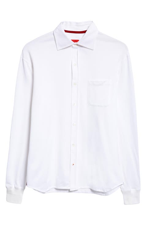 The Hybrid Cotton Piqué Button-Up Shirt