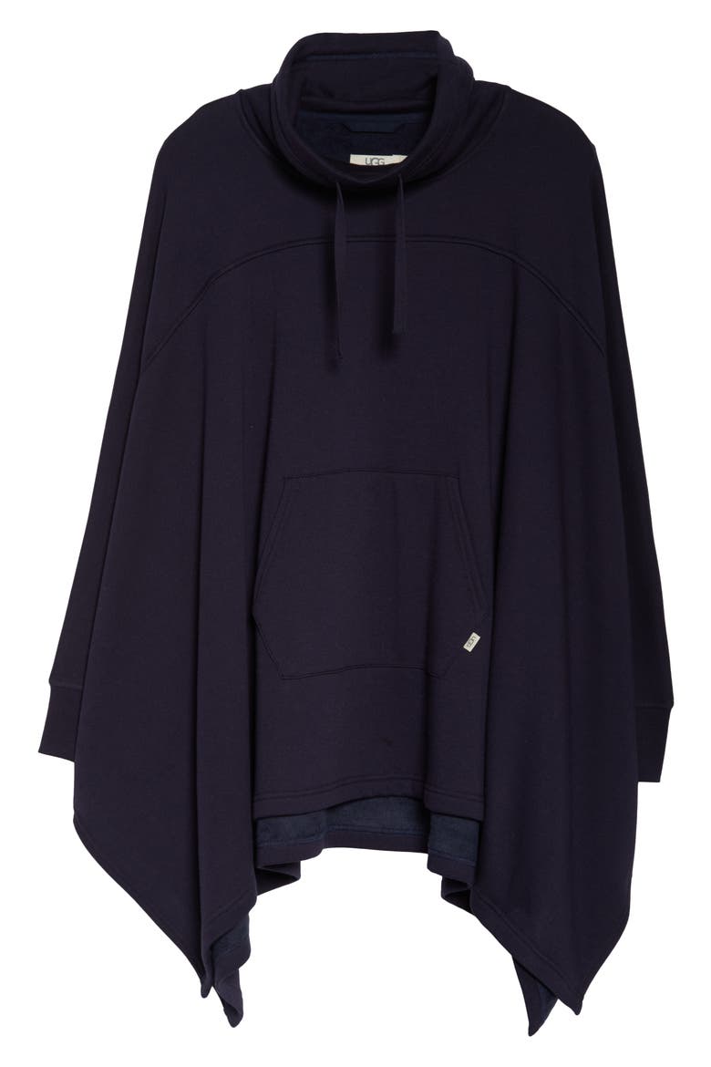 UGG Charlynne Poncho, Alternate, color, NAVY
