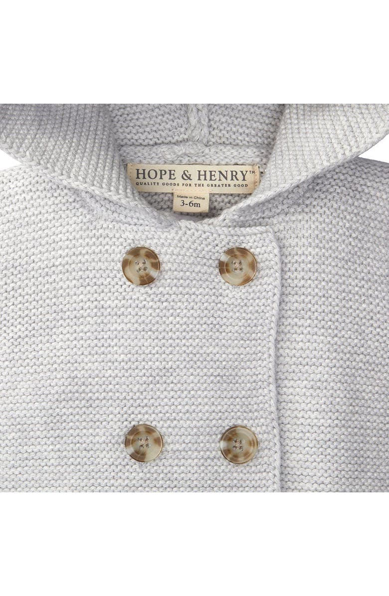 Hope & Henry Baby Faux Fur Hooded Sweater, Alternate, color,