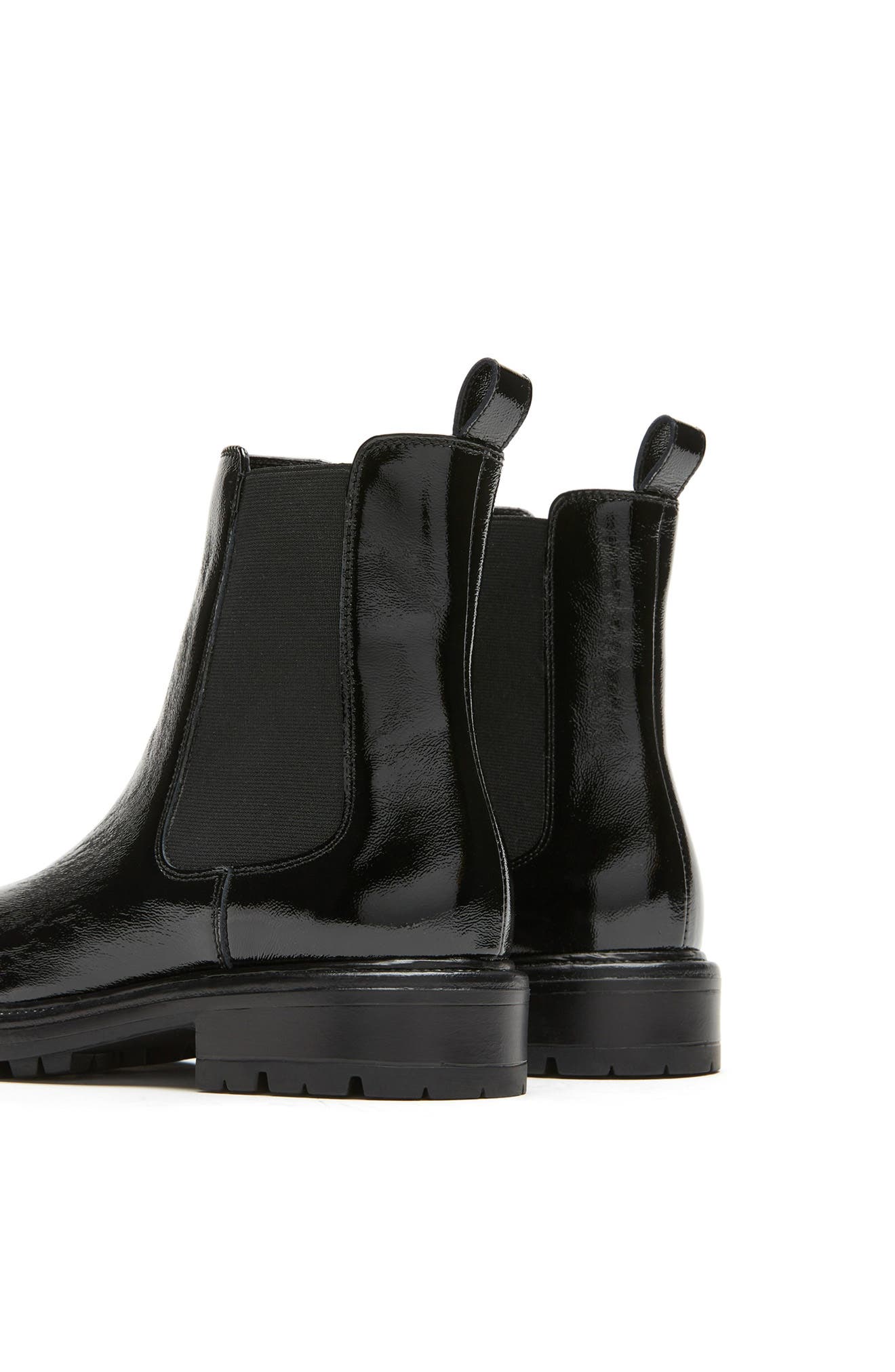 Wake Leather Chelsea Boot, Alternate, color, BLACK PATENT