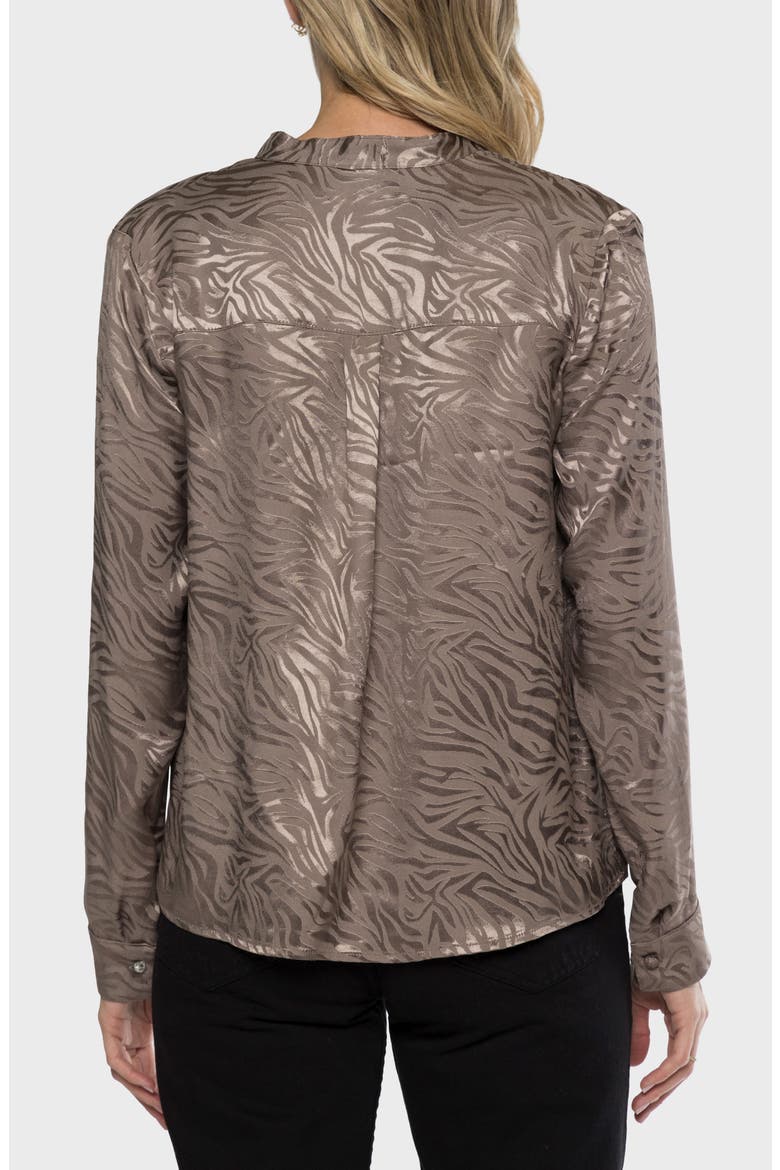 Kinzie Long Sleeve Top, Alternate, color, MOCHA
