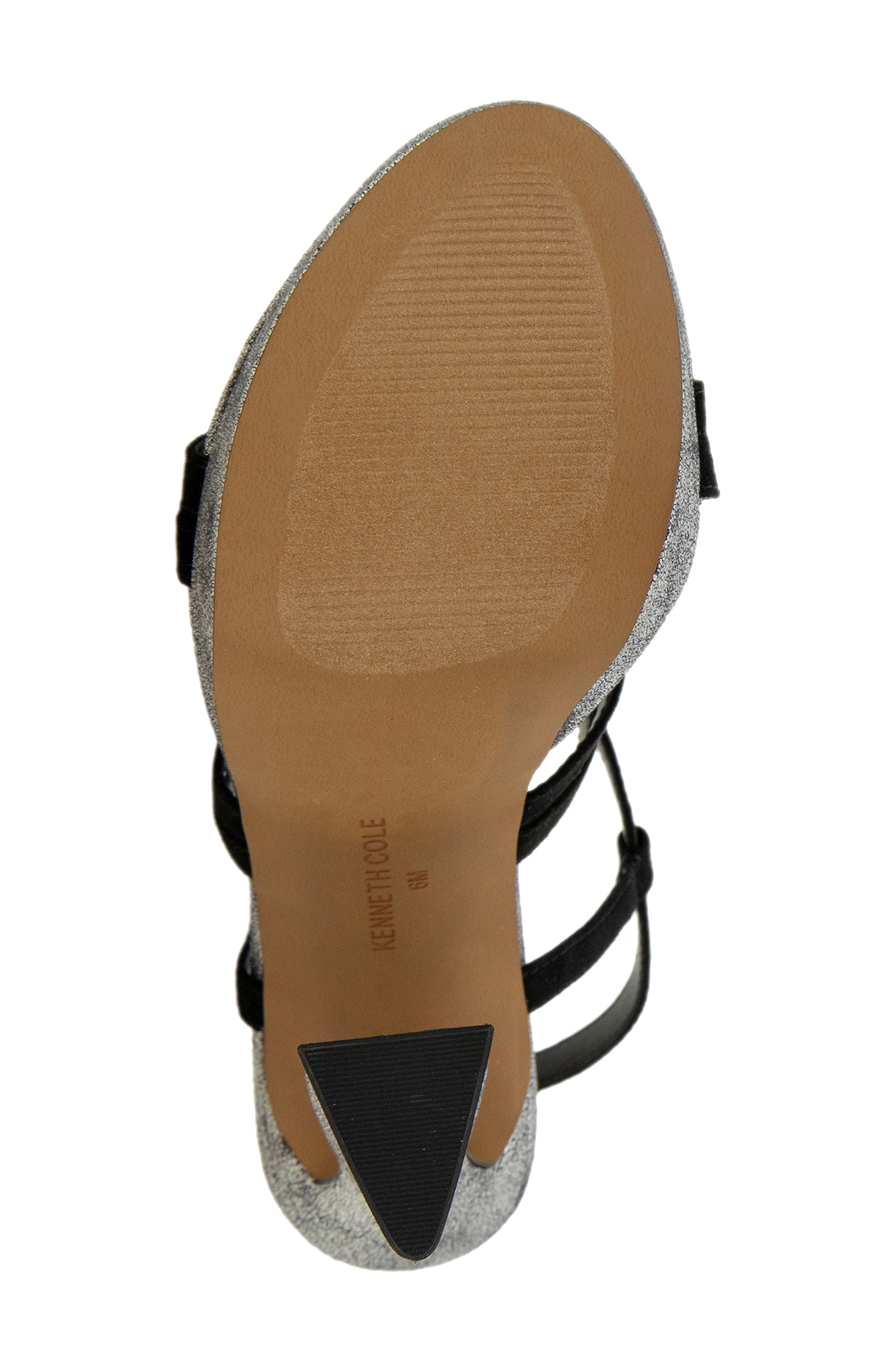 Kenneth Cole Allen Platform Sandal, Alternate, color, Black/Pewter