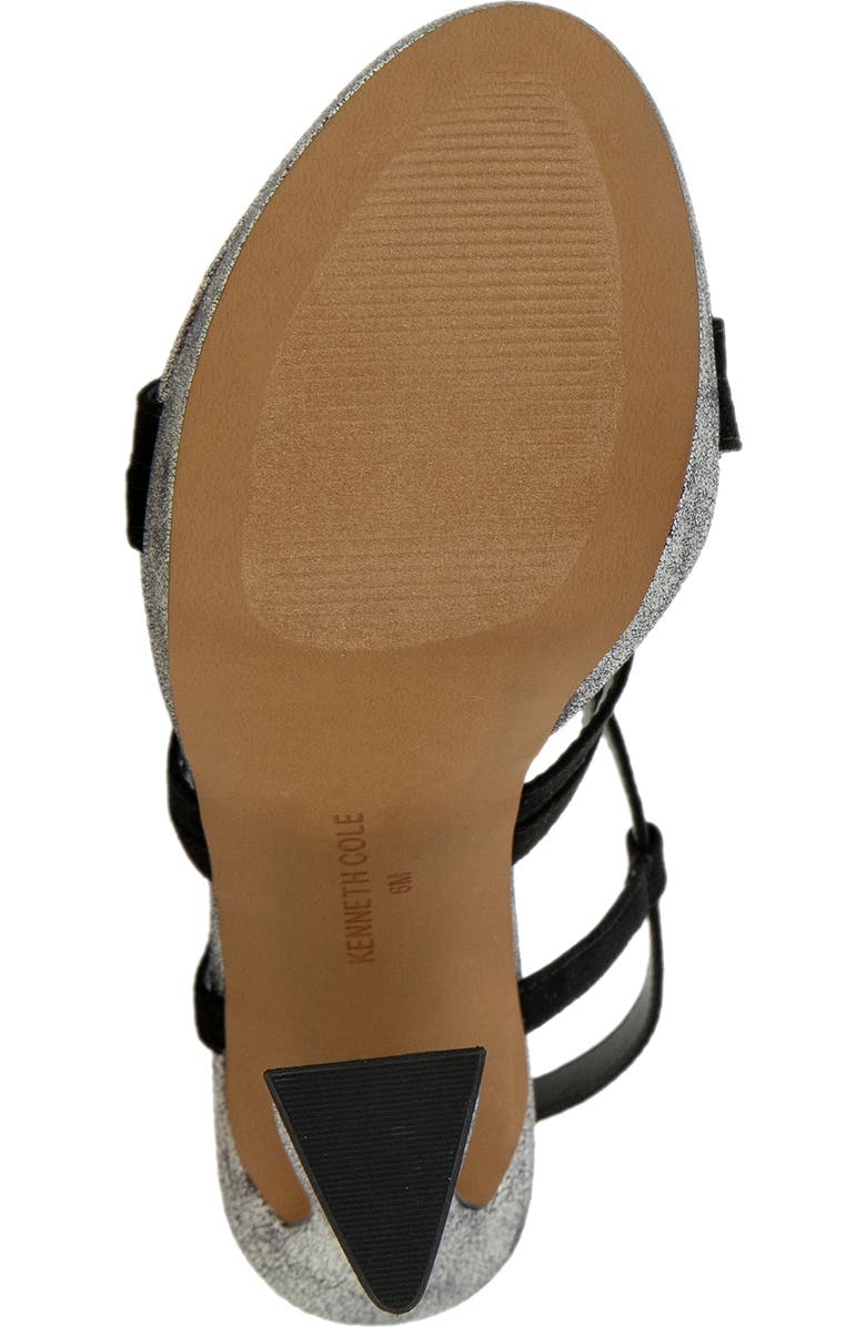 Kenneth Cole Allen Platform Sandal, Alternate, color, Black/Pewter