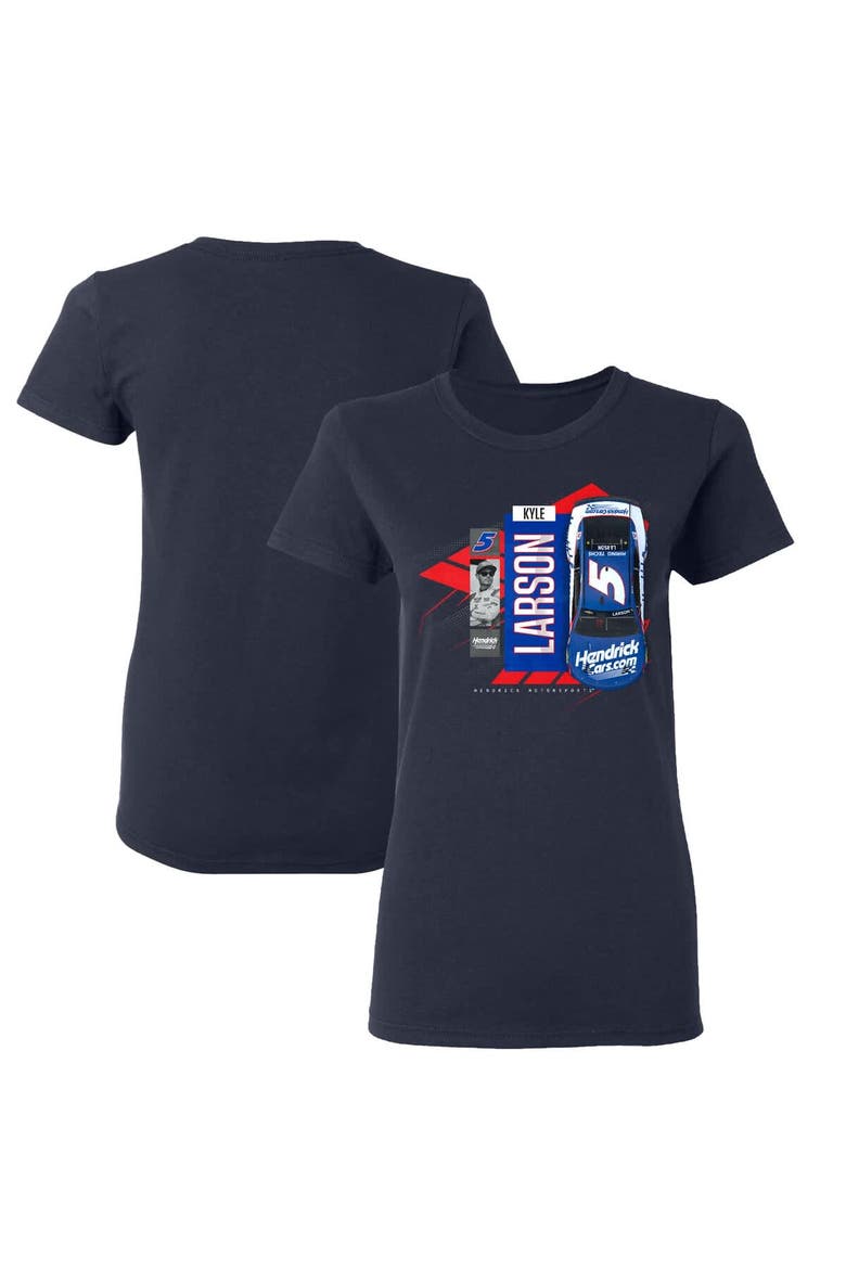 Women's Hendrick Motorsports Team Collection  Navy Kyle Larson Valvoline Car T-Shirt, Main, color, Navy