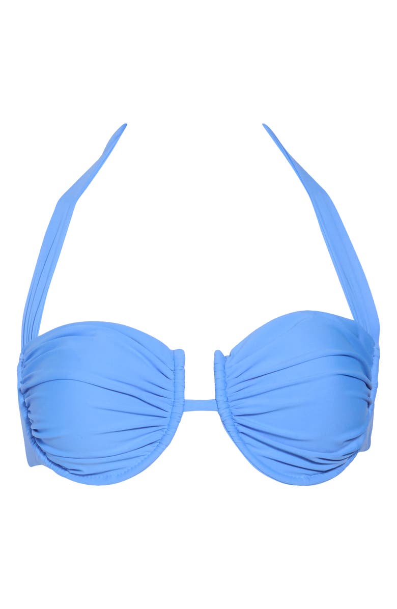 VYB Shirred Underwire Bikini Top, Alternate, color,