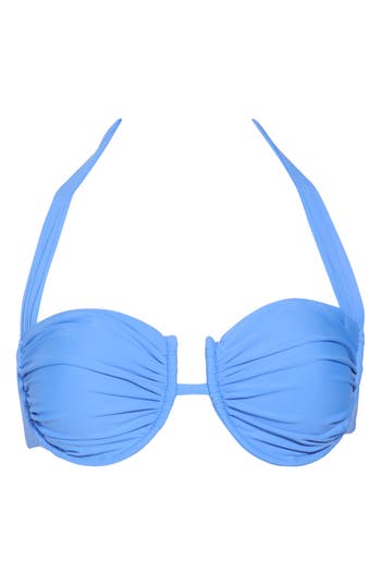 VYB VYB SHIRRED UNDERWIRE BIKINI TOP 
