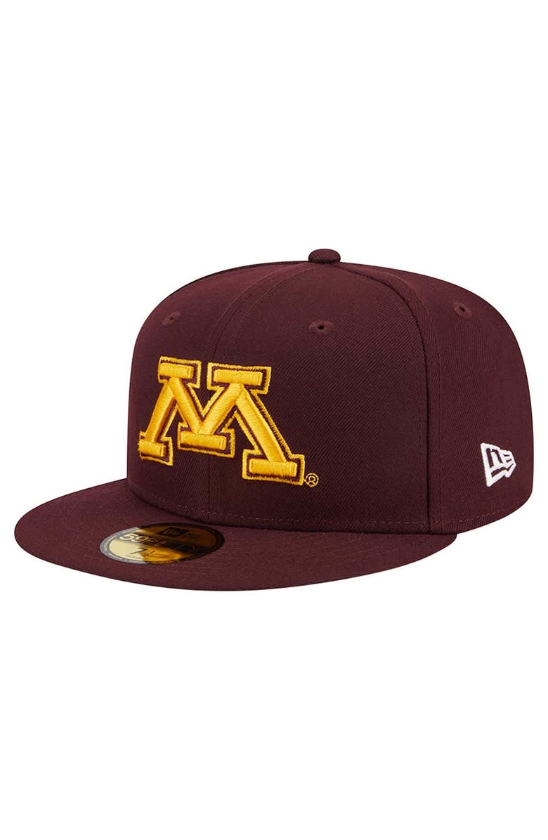 New Era Men's New Era Maroon Minnesota Golden Gophers 59FIFTY Fitted Hat, Alternate, color, Maroon