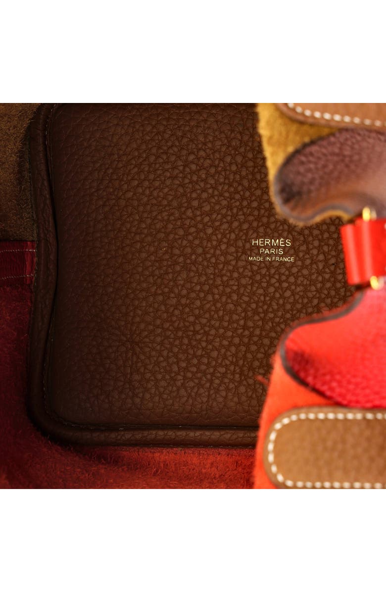 Pre-Owned Hermes Picotin Lock Bag Bicolor Clemence PM, Alternate, color, Casaque - Rouge De Coeur/Gold