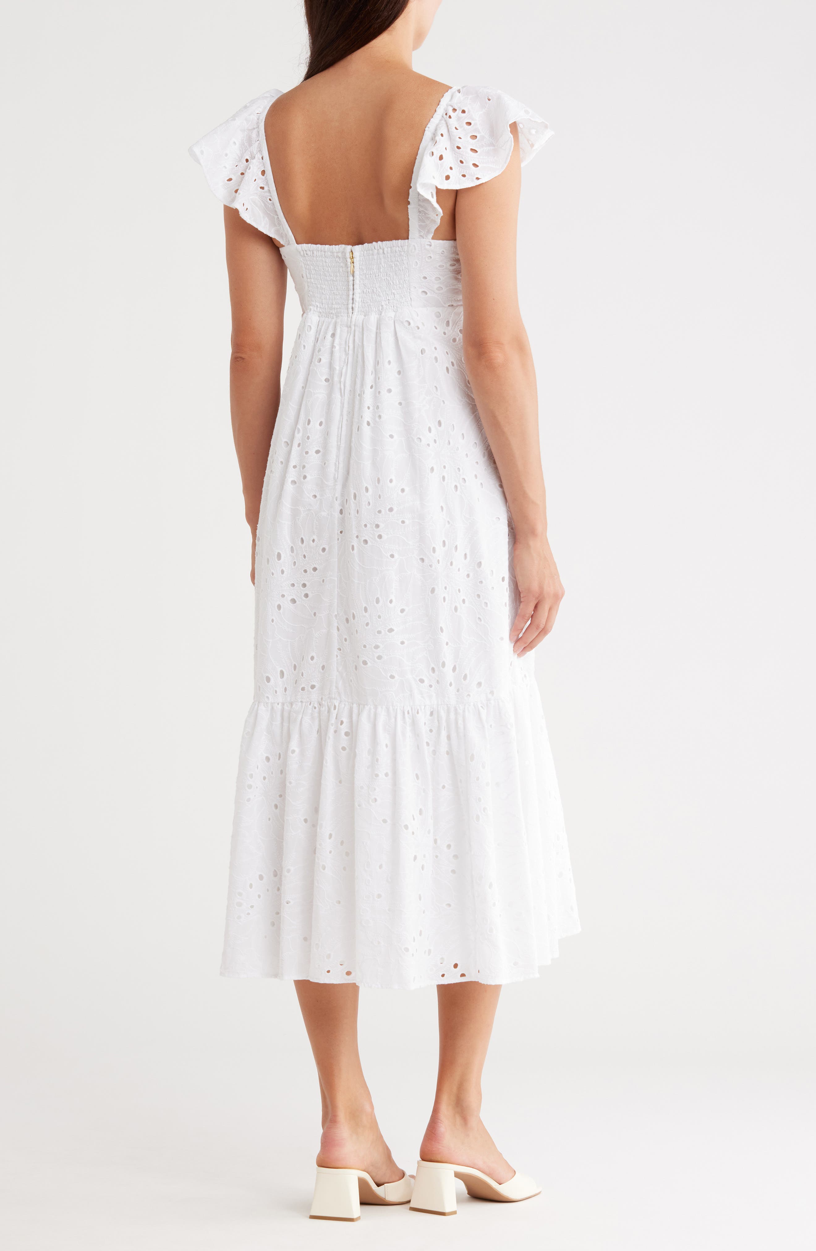 Lantana Flutter Sleeve Dress - image 2
