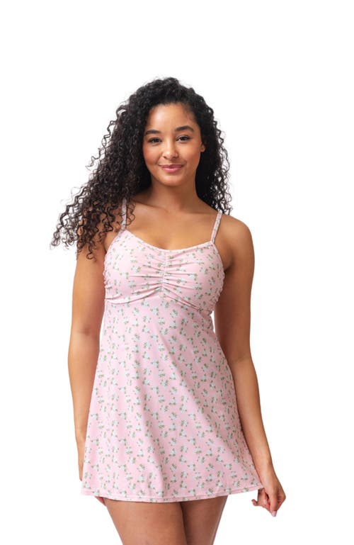 Shop Lime Ricki Swimwear Swim Dress In Rosey