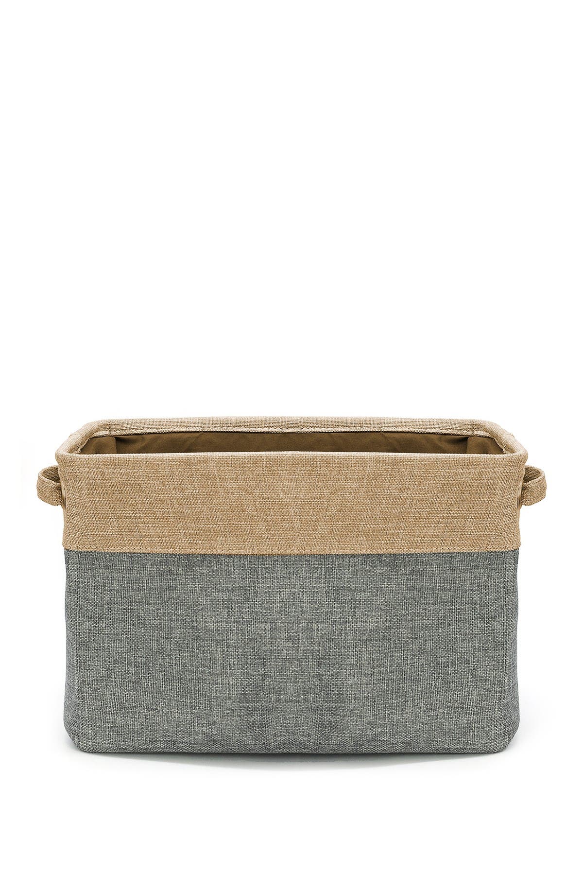 SORBUS Grey Twill Storage Basket - Set of 3